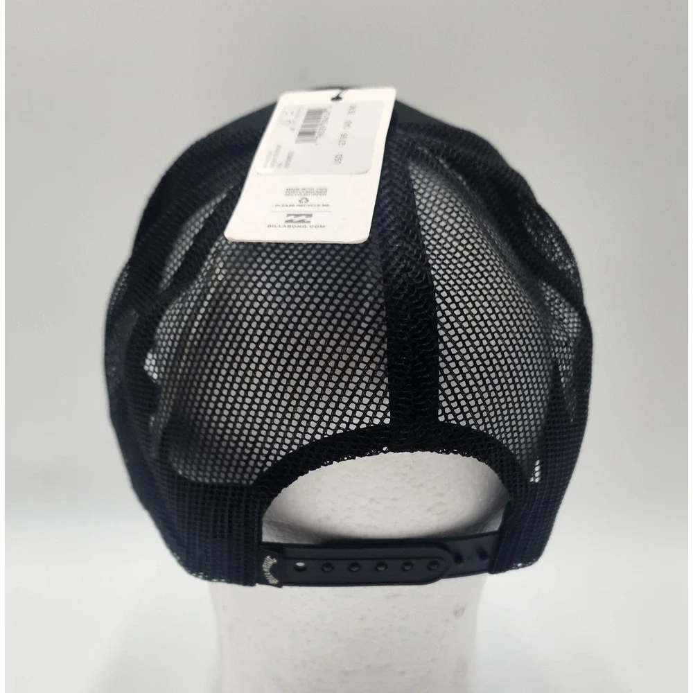 Billabong Mens Walled Trucker Hat Black‎ Mesh Snapback Surf Cap ABYHA00338